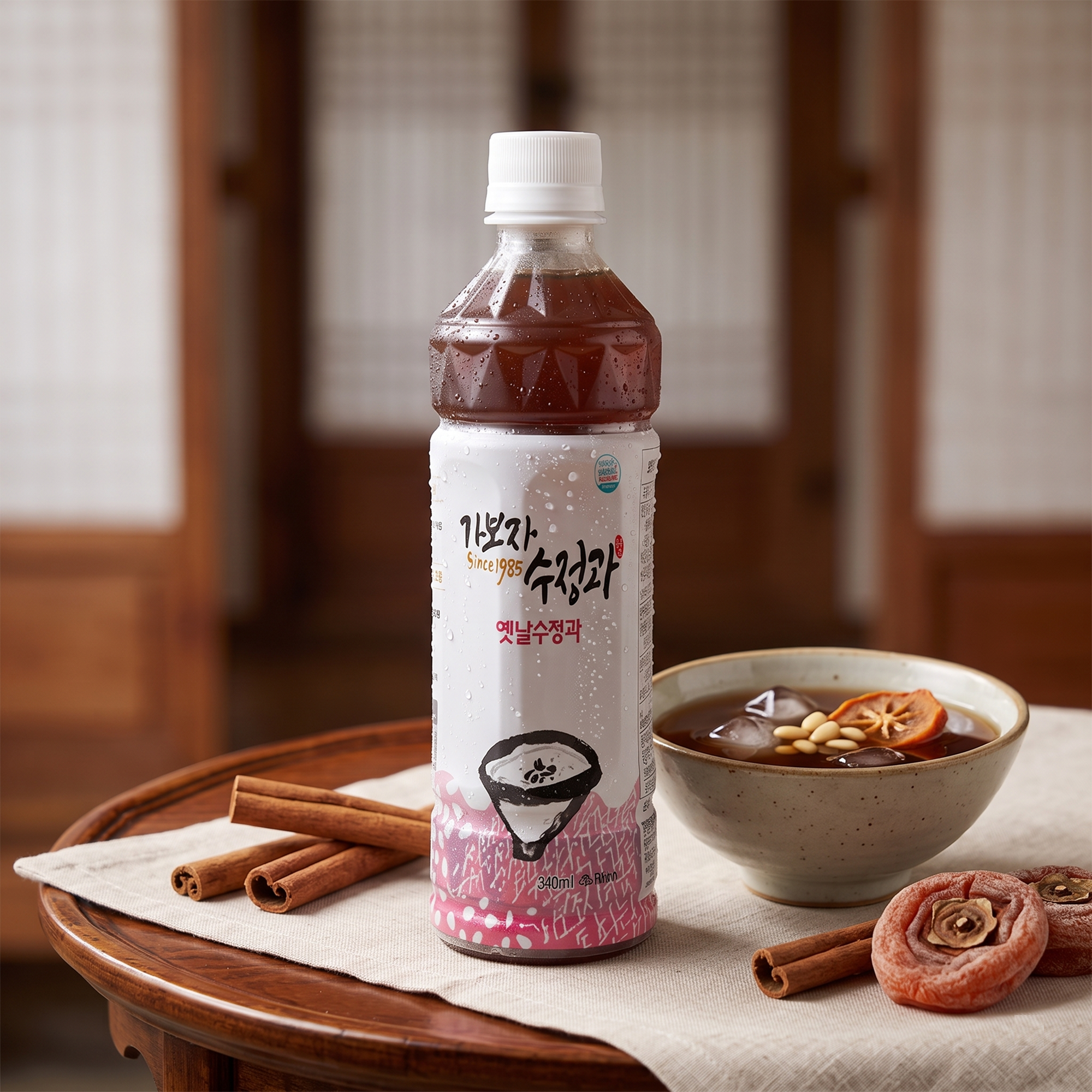 [섬을담다] HACCP인증 가보자 옛날수정과 전통음료 500ml,20개